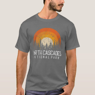 North Cascades US National Park Washington Vintag T-Shirt