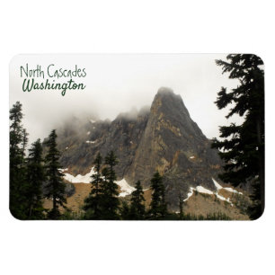 North Cascades Washington Mountain Foto Magnet