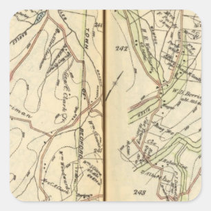 North Castle, New York Quadratischer Aufkleber