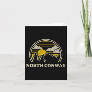 North Conway New Hampshire Nh T Shirt Vintag Hiki Karte