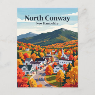 North Conway, New Hampshire, USA Postkarte