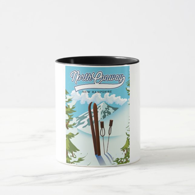 North Conway New Hampshire, zum Skifahren Tasse (Zentrum)
