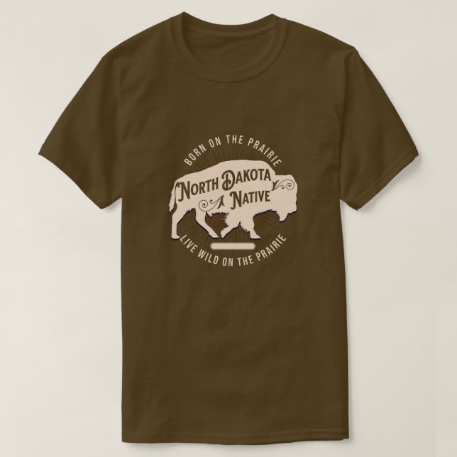 North Dakato Native T-Shirt (Design vorne)