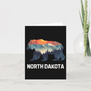 North Dakota Bear Karte