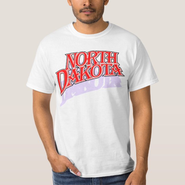 North Dakota bedeckt Shirt F/B mit einer Kappe (Vorderseite)