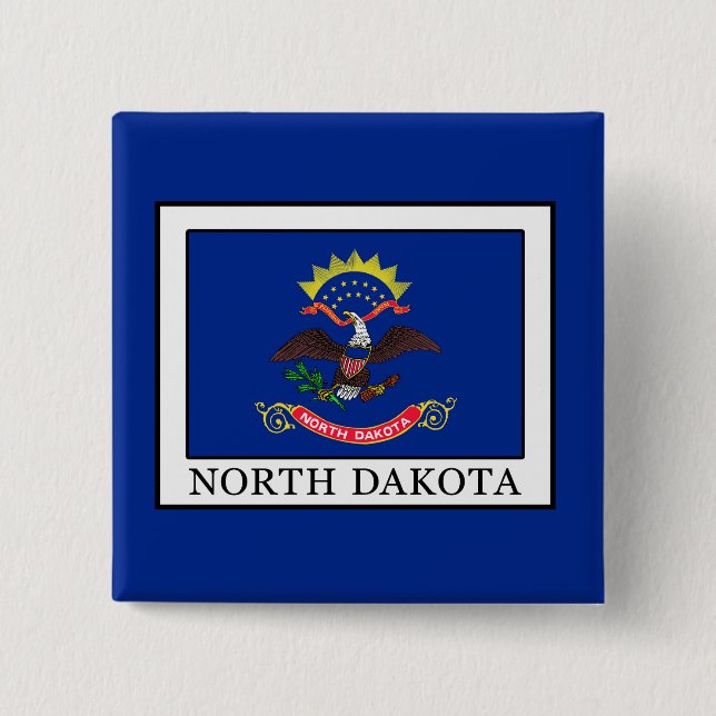 North Dakota Button (Vorderseite)
