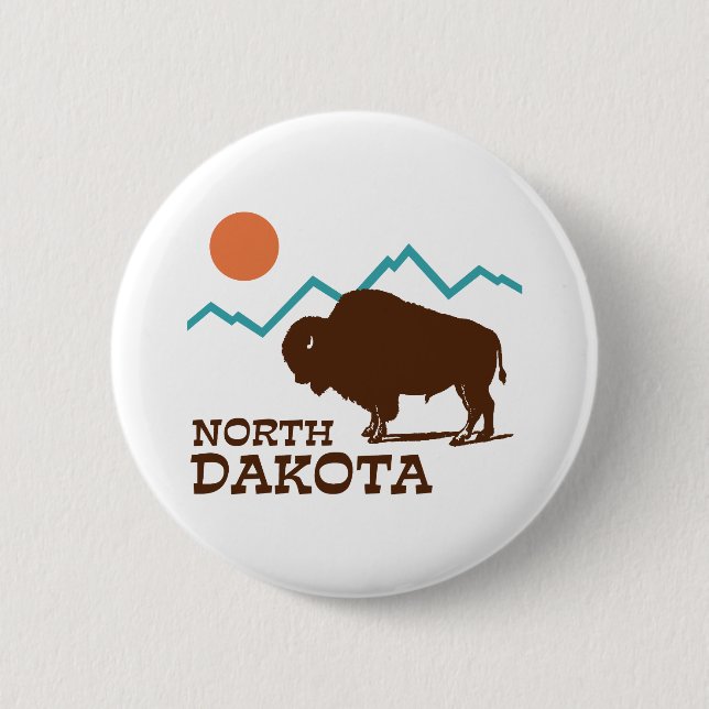 North Dakota Button (Vorderseite)