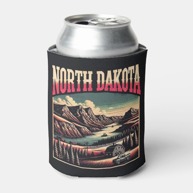 North Dakota Dosenkühler (Kanne Vorderseite)