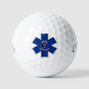 North Dakota EMS Star of Life Golfball