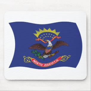 North Dakota Flag Mauspad