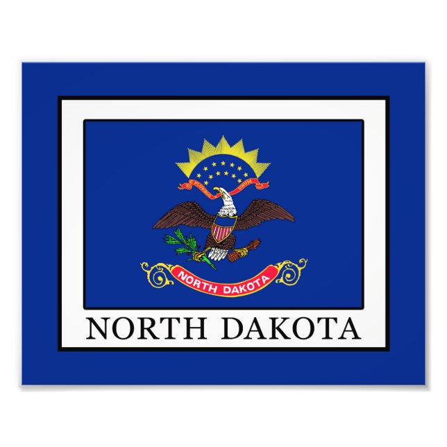 North Dakota Fotodruck (Vorne)