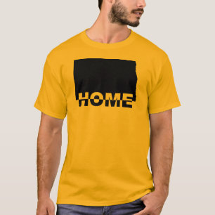 North-Dakota-Heimat-weit-weg-vom-Staat-T-Shirt-Tee T-Shirt