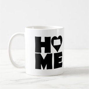 North Dakota Home Heart State Becher oder Reisebec Tasse