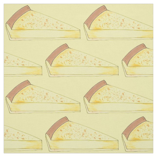 North Dakota Kuchen Custard Cake Slice ND Yellow Stoff (Muster)