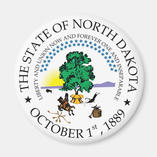 North Dakota Magnet (Vorne)