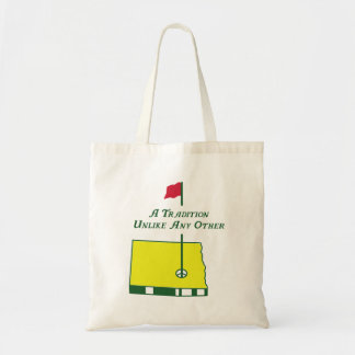 North Dakota Masters Golf Logo, Eine Tradition and Tragetasche