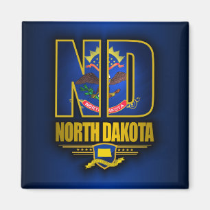 North Dakota (ND) Magnet