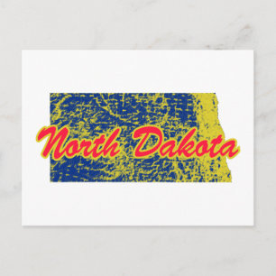 North Dakota Postkarte