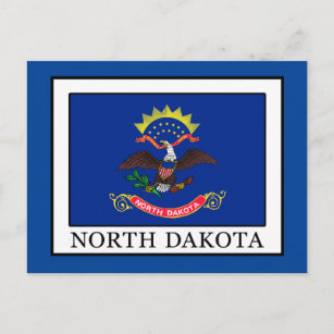 North Dakota Postkarte