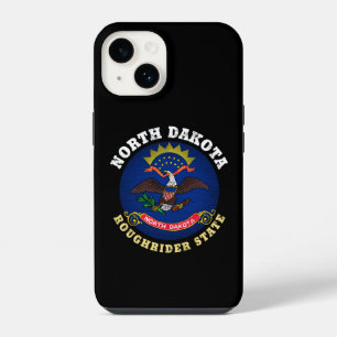 NORTH DAKOTA ROUGHRIDER STAAT FLAG iPhone 14 HÜLLE