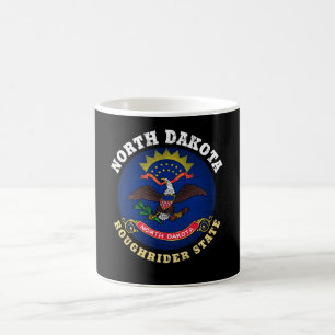 NORTH DAKOTA ROUGHRIDER STAAT FLAG KAFFEETASSE