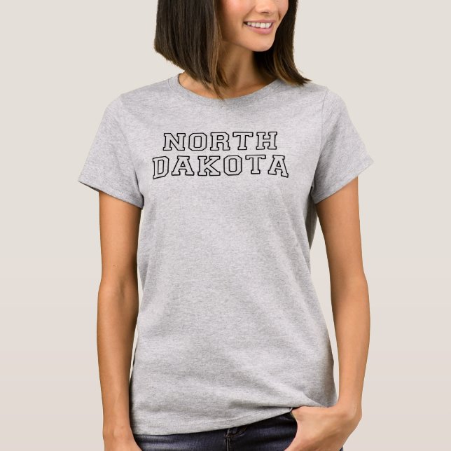 North Dakota T-Shirt (Vorderseite)