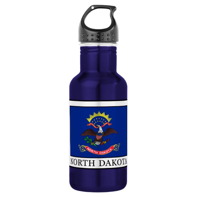 North Dakota Trinkflasche (Vorderseite)