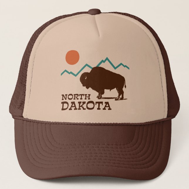North Dakota Truckerkappe (Vorderseite)