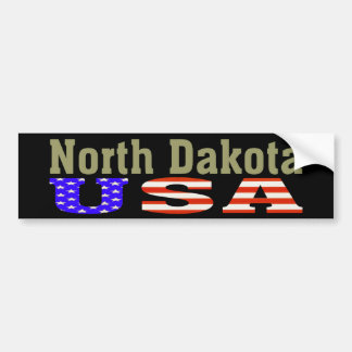 North Dakota USA! Autoaufkleber