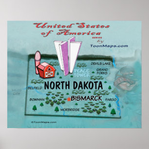 North Dakota USA Poster