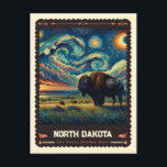 North Dakota | Vincent Van Gogh Inspiriert Postkarte<br><div class="desc">Auf einer visuellen Reise durch den Staat des Friedens-Gartens mit der "North Dakota" | Vincent van Gogh Inspiriert Postcard." Diese Postkarte verbindet die ruhige Schönheit der Prärien von North Dakota, sanfte Hügel und den weiten Himmel mit dem expressiven und emotionalen Stil des Vincent van Gogh's Impressionismus. Die Postkarte ist eine...</div>