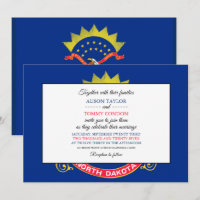 North Dakotan Flag, Fahne North Dakota Wedding
