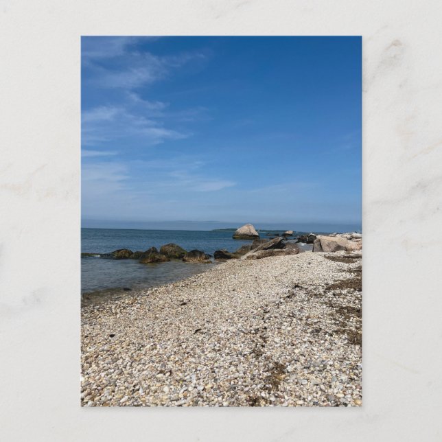 North Fork Sound Custom Cut Vinyl Sticker Postkarte (Vorderseite)