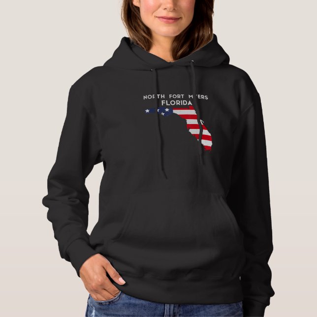 North Fort Myers Florida USA State America Travel  Hoodie (Vorderseite)