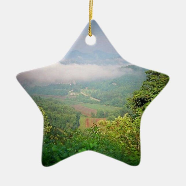 North Georgia Mountains, USA Keramik Ornament (Vorne)