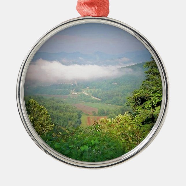 North Georgia Mountains, USA Ornament Aus Metall (Vorne)