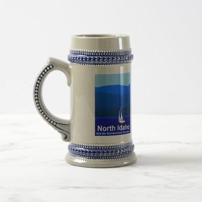North Idaho Blue Bierglas (Links)