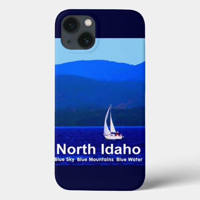 North Idaho Blue Case-Mate iPhone Hülle (Rückseite)