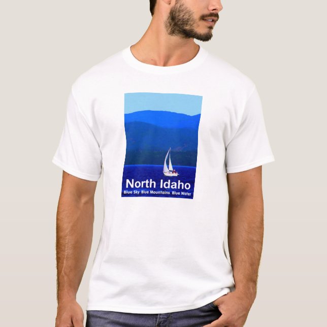 North Idaho Blue T-Shirt (Vorderseite)