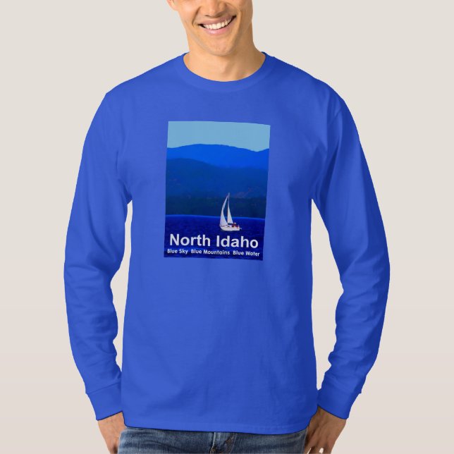 North Idaho Blue T-Shirt (Vorderseite)