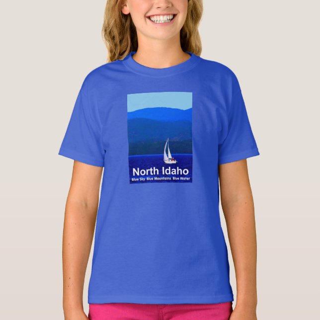 North Idaho Blue T-Shirt (Vorderseite)