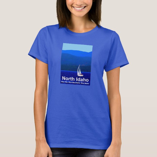 North Idaho Blue T-Shirt (Vorderseite)