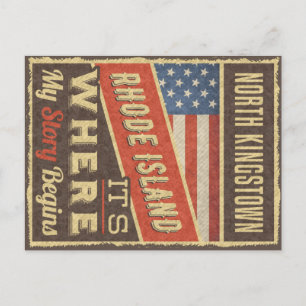 North Kingstown Rhode Island Postkarte