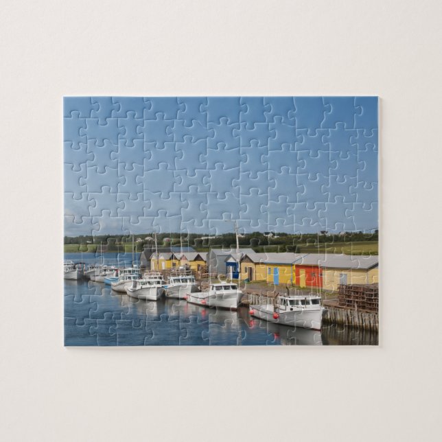 North Lake Harbour, Prince Edward Island. Puzzle (Horizontal)