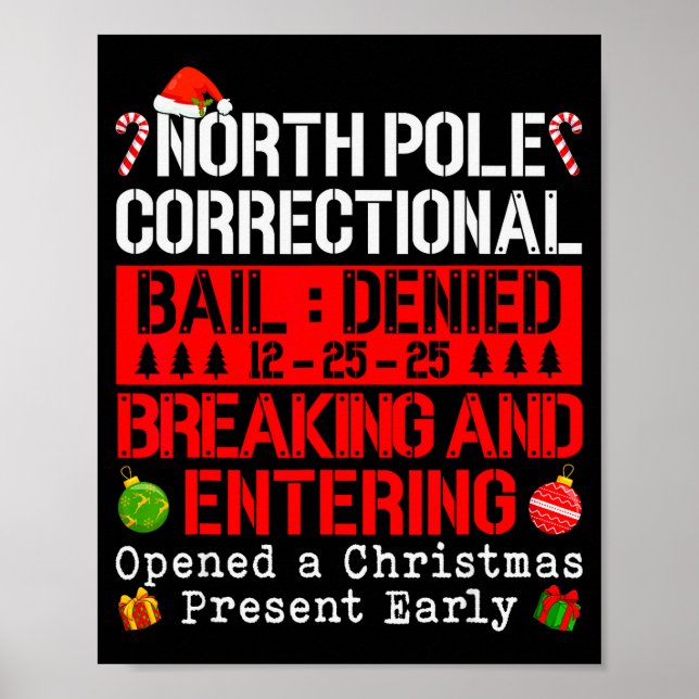 North Le Correctional Bail Denied Breaking &amp; E Poster (Vorne)