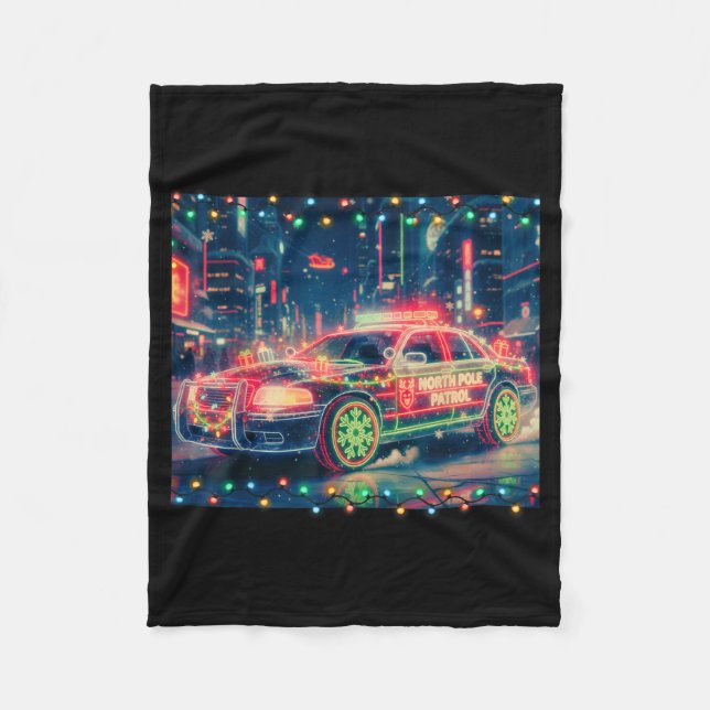 North Le Patrol Christmas Car Tee  Fleecedecke (Vorderseite)