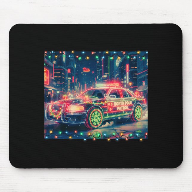North Le Patrol Christmas Car Tee  Mousepad (Vorne)