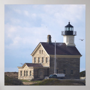 North Light Leuchtturm Rhode Island Poster