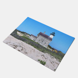 North Lighthouse, Block Island RI Door Mat Fußmatte