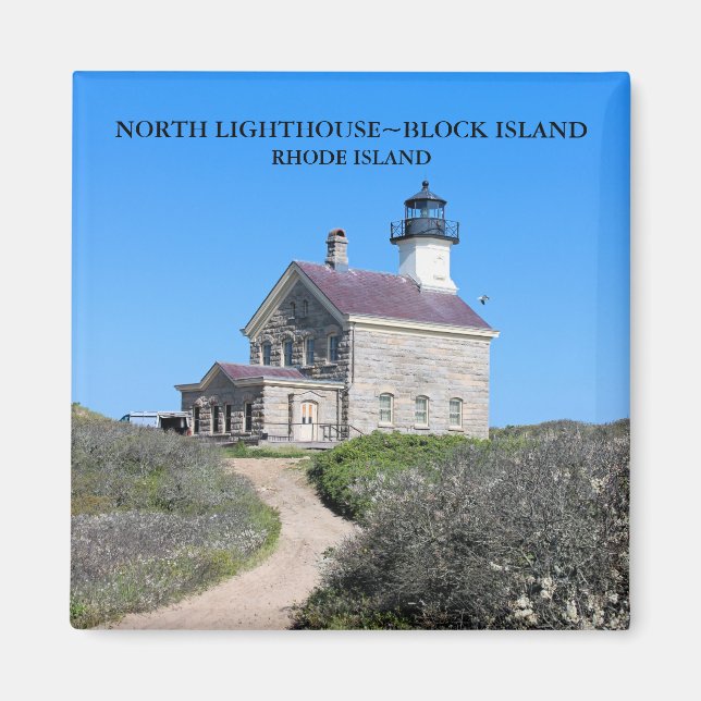North Lighthouse, Block Island RI Magnet (Vorne)